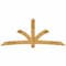 Ekena Millwork Davenport Rough Sawn Timber Gable Bracket, Western Red Cedar, 108"W x 45"H x 6"D x 6"F, 10/12 Pitch GBW108X45X0606DAV00RWR - alternate 1